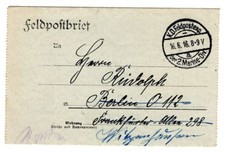 Seepost 1916 Feldpostbrief Of