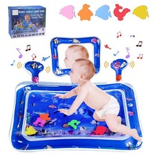 Baby Wassermatte, Aufblasbare Wassermatte, Baby Spielzeug Wassermatte mit Spiege