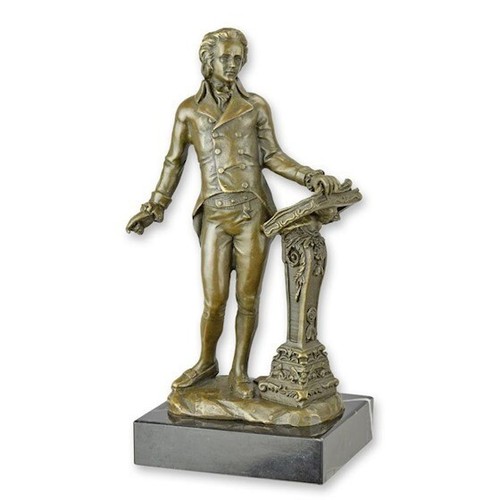 Bronze figur skulptur ludwig - skulptur,