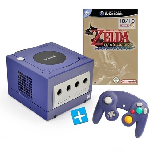 Gamecube konsole lila - gamecube,