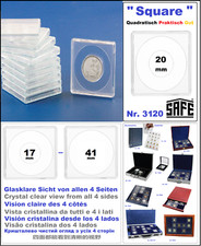 Coin Capsules Square 20mm