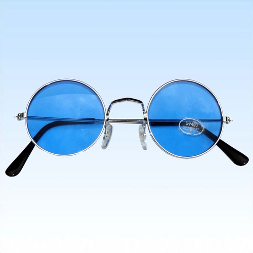 70er jahre hippie brille blau - hippie,