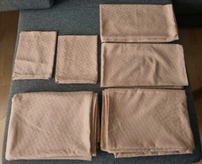 6-tlg. Bettwäsche Garnitur 40 x 80 cm + 135 x 200 cm terracotta