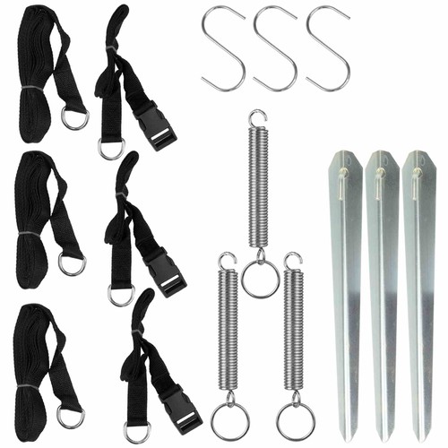 Abspannset sturmsicherung 3x5m - abspannset,