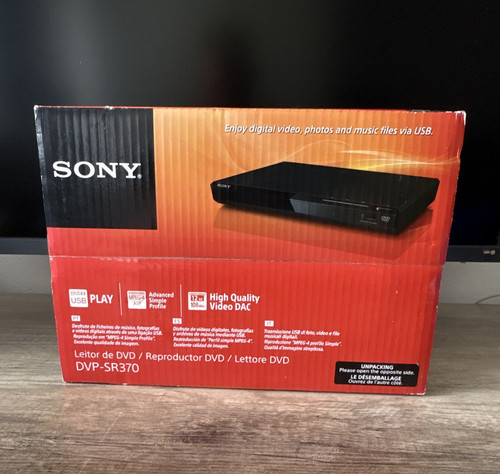 Sony dvp sr370 dvd player - sony, dvd-player