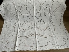 Alte, sehr große Tischdecke -