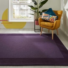 6x9 Modern Solid Purple Area