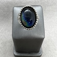 NOS Retro Silver Oval Mood