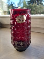 Anchor hocking tall royal - anchor, ruby