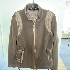 Sportalm Fleecejacke Gr. 40 braun