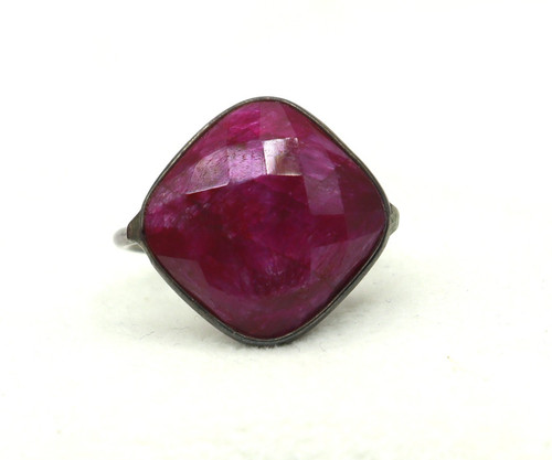 Herren ring natürlicher rubin - natürlicher,