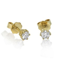 Luxus Diamant Ohrstecker Paar