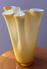 Italienische Fazzoletto-Vase aus Muranoglas, Designer Fulvio Bianconi