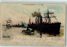 13962519 - 2000 Hamburg Hafen Segelschiff Pinasse HGL, Verlag Meteor 1899