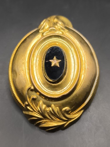 Antike biedermeier brosche - biedermeier,