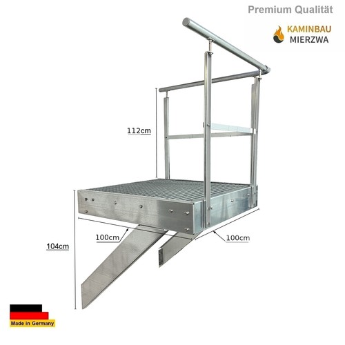 Wangen stahltreppen podest - stahltreppen,