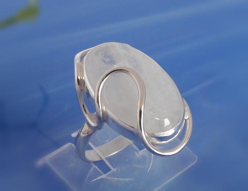 Mondstein ring silber 925 - mondstein,