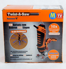 Twist-A-Saw Deluxe Multitool Set Heimwerker Elektrowerkzeug Fräsen, ohne CD