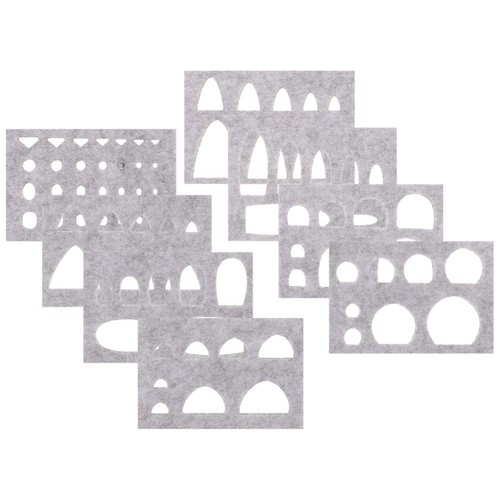 Set nadelfilz tieraugenform - 1,