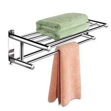 Handtuchablage aus Edelstahl Handtuchhalter Handtuchstange Regal Wandmotage DHL