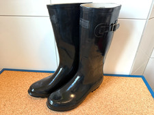 Outdoor Gummistiefel Regenstiefel von SURPLUS, echt Gummi, schwarz - 40