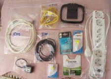 KONVOLUT Antennenkabel VERBINDER SAT Koaxial Steckdosenleiste PC Antenne ADAPTER