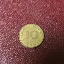 10 Pfennig 1950 D Münze