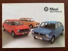 Prospekt / brochure British Leyland Austin Maxi 1500 - 1750 - HL MY 1976