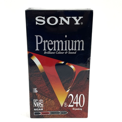 Sony premium 240vf vhs - sony,
