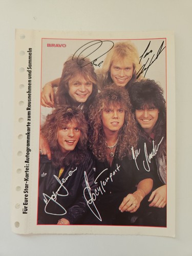 Europe autogrammkarte - europe,