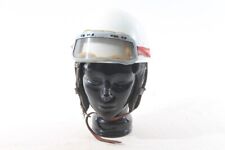 alter Helm PERFEKT Brille Schutzhelm Retro Motorradhelm Motorrad Größe ca. 56
