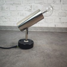 RZB Spotleuchte 80er verstellbar Chrom Vintage Lampe Loft Bauhaus Stil