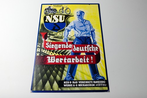 Nsu poster plakat siegende - nsu,