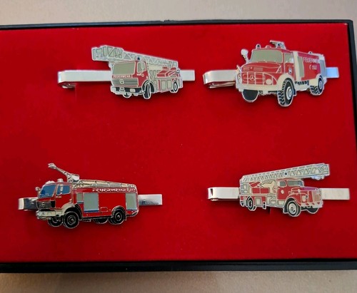 Krawattennadel set feuerwehr - krawattennadel-set,