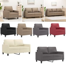 Kunstleder Sofa 2-Sitzer-Sofa