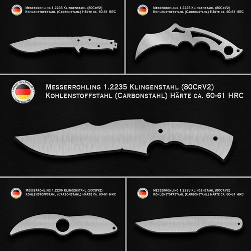 Messer rohling karambit - messer, rohling,