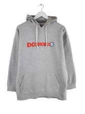 DC Print Hoodie Grau M Herren