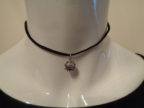 Einfache veloursleder choker - einfache,