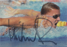 Autogramm Michael Groß Schwimmer Orignalunterschrift