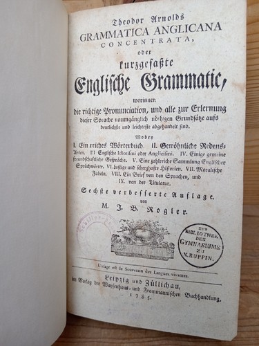 Altes buch englische - buch,