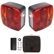 2 x Anhänger Rückleuchten Set 12V Anhängerbeleuchtung Rücklicht Satz Traktor PKW