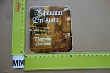 Alter Aufkleber Reise Stadt Land Österreich Tirol Zillertal Mayrhofen GRILLKUCHL