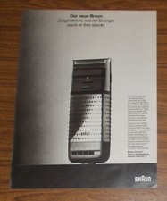 Seltene Werbung BRAUN MICRON VARIO 3 UNIVERSAL CC Rasierer - Mikrocomputer 1988