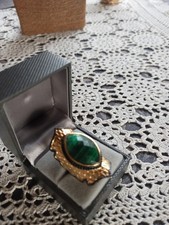 Toller Malachitring G. 17 sehr