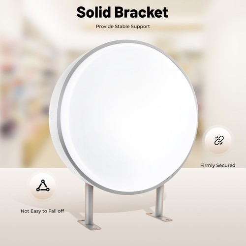 Led leuchtkasten rund - 20'',