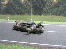 Mercedes 240D Ausgebrannt