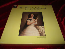 13 -LP-Box--The Record of Singing-Volume Three : 1926-1939--Sehr gut !---