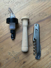 2 cl Dosierausgießer, Schnapsausgießer, Kellnermesser, Cocktailstößel