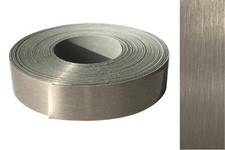 Kantenumleimer ABS 42mm x 5m mit Schmelzkleber in echt Edelstahl VA gebürstet