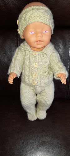 Handgestrickte puppenkleidung - handgestrickte,